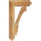 Ekena Millwork Imperial Arts & Crafts Rough Sawn Bracket, Western Red Cedar, 4"W x 16"D x 28"H BKT04X16X28IMP03RWR - alternate 4
